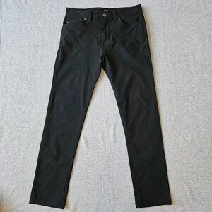 Prana Brion II Slim Hiking Pants Stretch 33x32 Mens Black Trail Outdoors Fishing